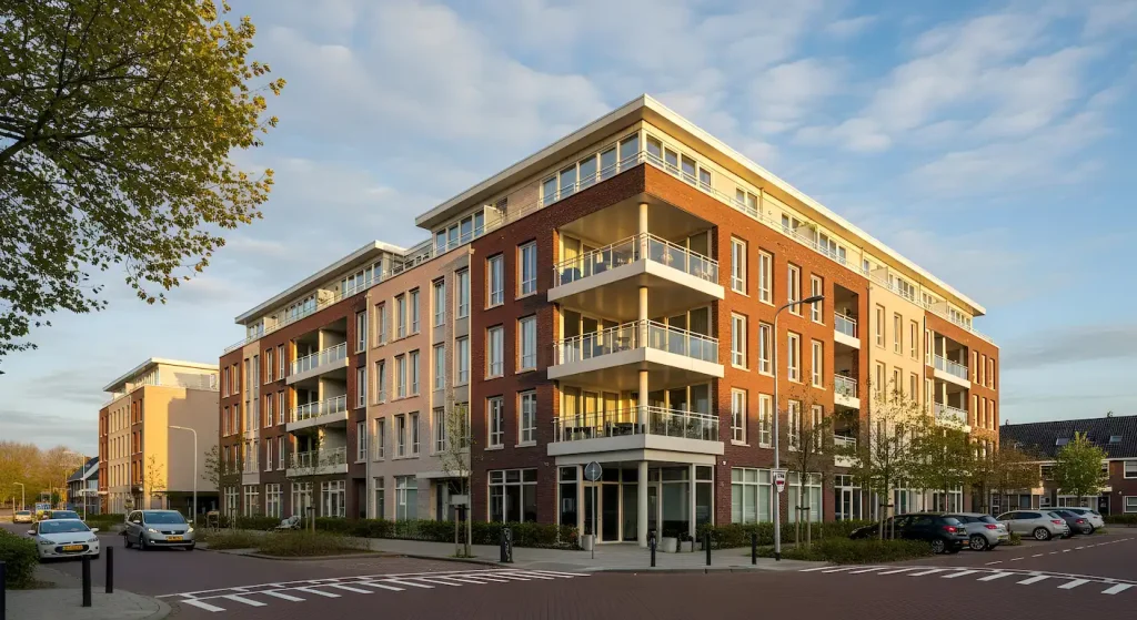 Gebouw met appartementen